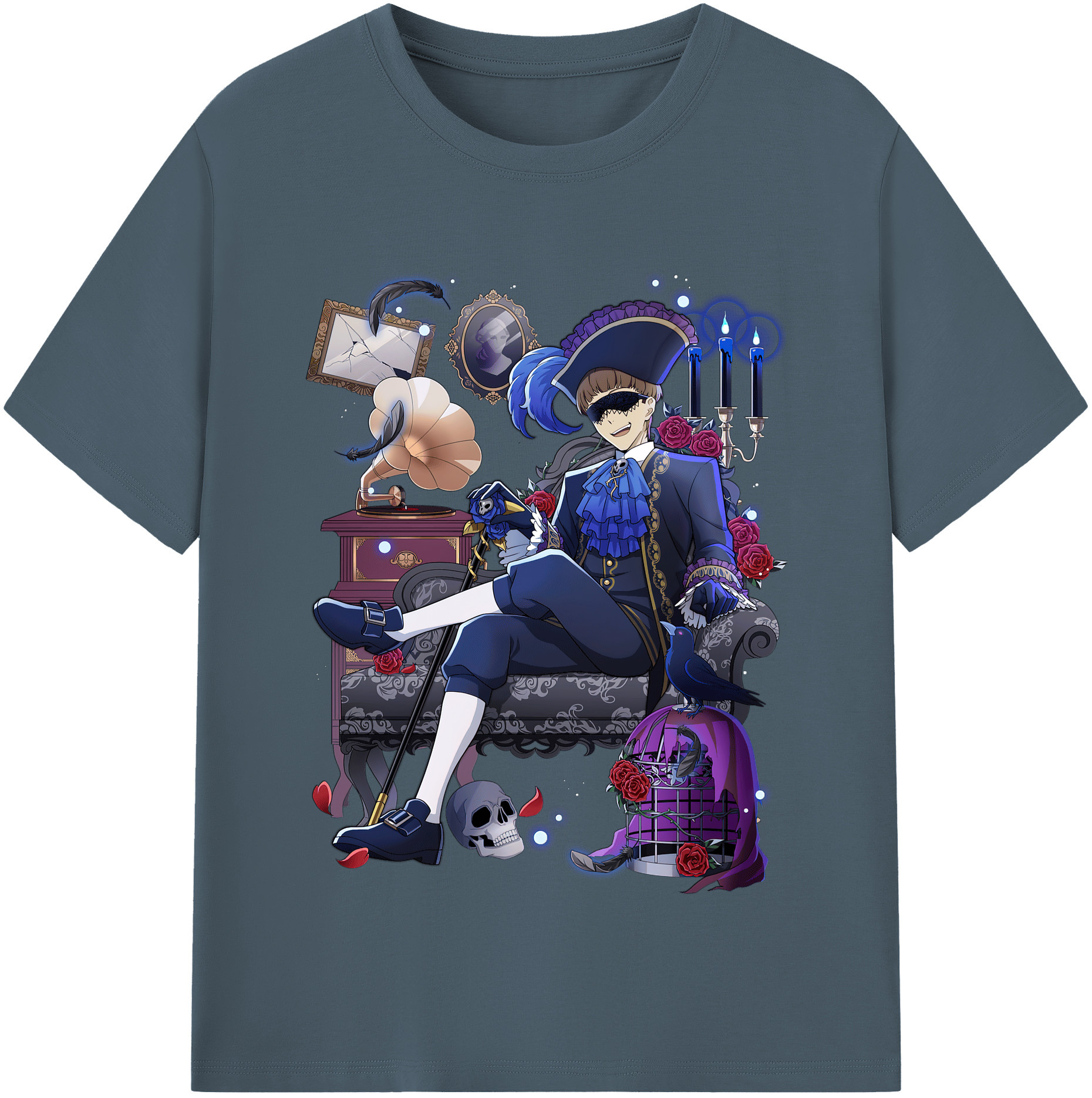 （画像用） 文豪ストレイドッグス Bungo Stray Dogs 綿100％半袖Tシャツ（フロントプリント）